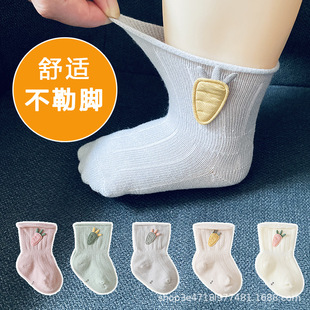 Newborn Baby Socks 0-3 Months Boneless Children Spring and