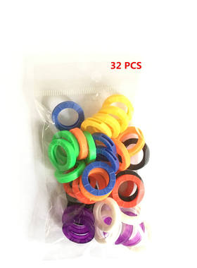 【】 Colorful keycase, colorful soft silicone keyring, elas