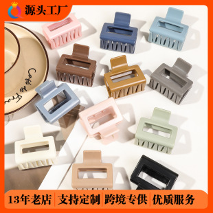 ABS colored square hair clip, fashionable hair tie, disc ha