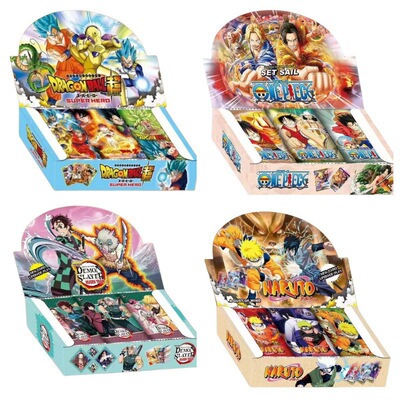 Card One Piece Dragon Ball Demon Slayer Card Flash Card Gol