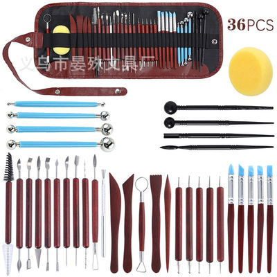 Stone sculpture clay tool set, clay sculpture carving tool,