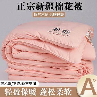 A-class Xinjiang cotton quilt, winter thick warm cotton qui