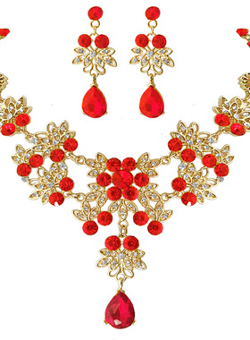 Bridalnecklaceearringsligh