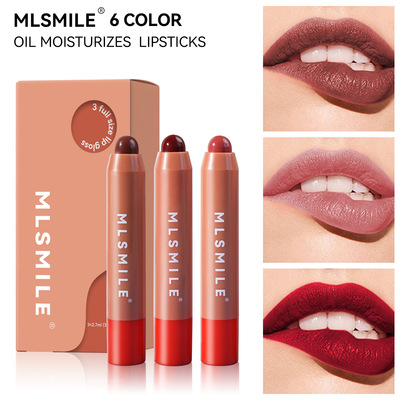 Lipstick lipstick pencil set Coloring lip color crayon Colo