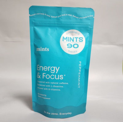 TK Mint Flavored Coffee Tablet Sugar NeuroGum Energy Caffei