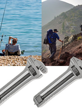 Multi functional mini outdoor wrench, bottle opener, screwd