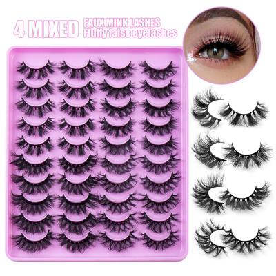 20pairsofmixedfakeeyelas