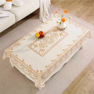 Hot stamping tea table tablecloth, no wash, waterproof, oil
