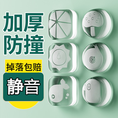 Transparent anti-collision pad, silicone sticker cabinet do