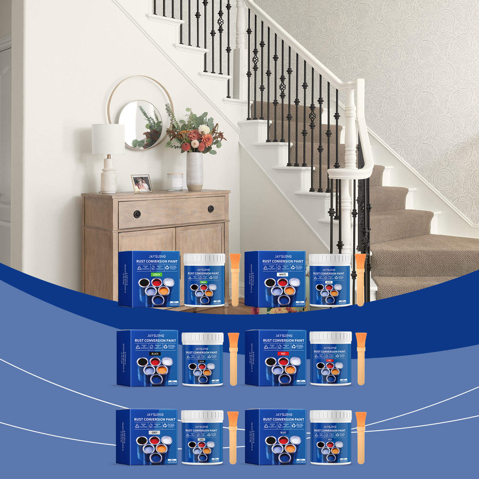 Jaysuing water-based anti rust paint series for household u