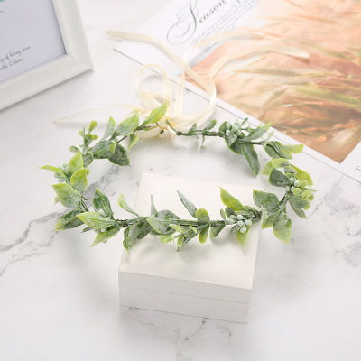 Women's forest style seaside vacation photo garland headdre