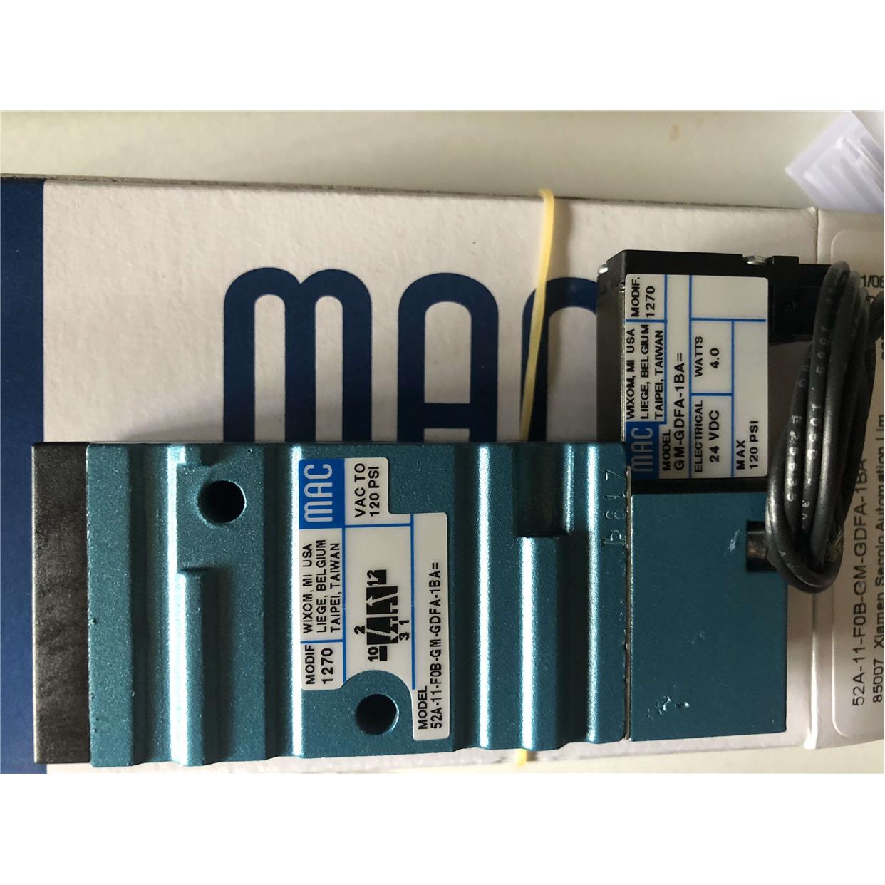 美国MAC电磁阀52A-13-OOC-DM-DDFJ-1KJ全新原装现货