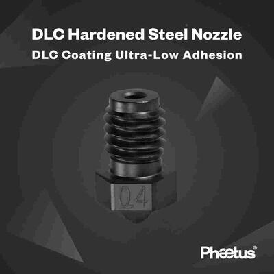 PHAETUS MK8 V6 火山DLC纳米涂层硬化钢喷嘴用于龙热端VORON2.4