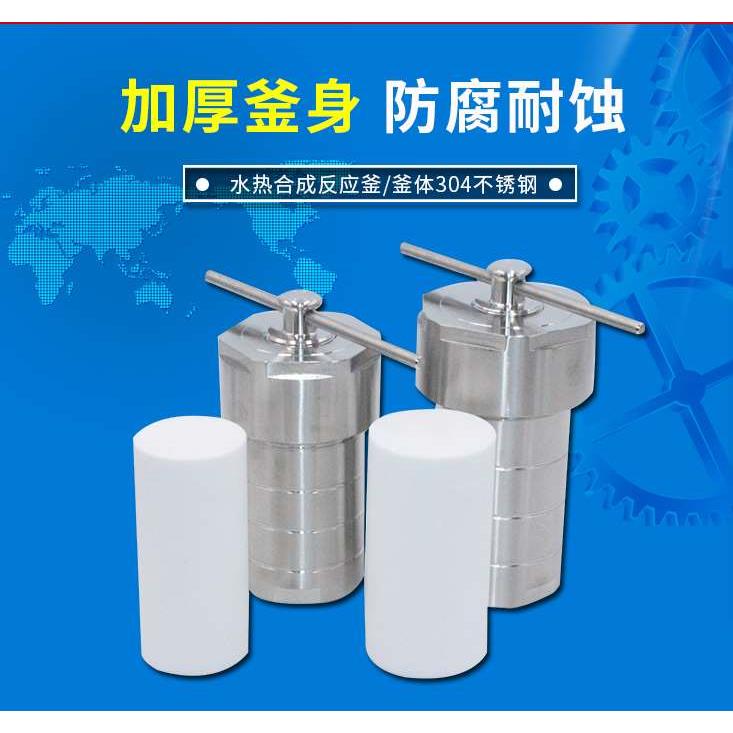 水热合成反应釜器高压消解罐不锈钢消解罐 四氟F4PPL10-500ml