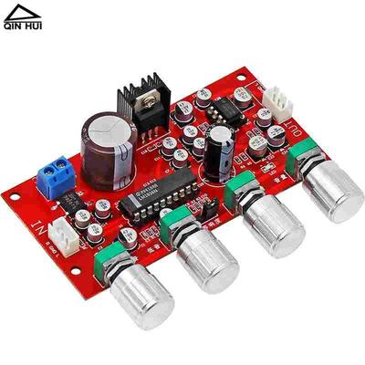 hifi发烧级LM1036N音调板diy音响箱NE5532音频前级放大板前置模块