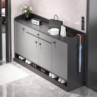 鞋柜家用门口室内新款2024爆款入户收纳玄关柜实木简易鞋架子