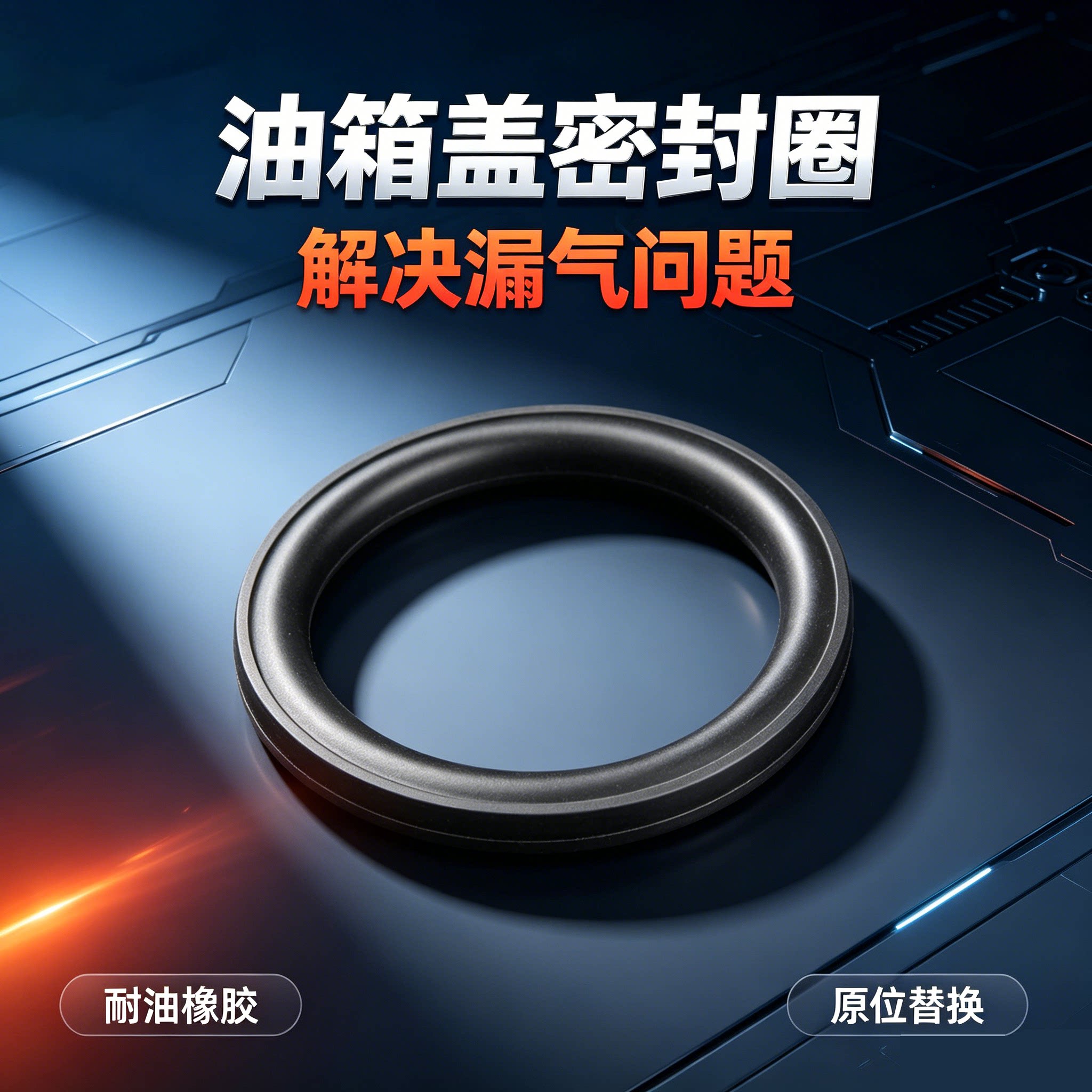 适用于德系大众奥迪斯柯达全系汽油箱油箱盖密封圈原位替换橡胶