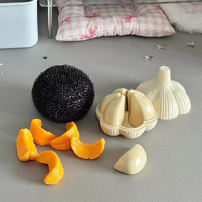 3D立体大蒜拼图创意益智解压玩具