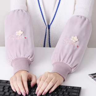 工作长款 秋冬季 袖 防污袖 家务清洁可爱护袖 套袖 头耐脏韩版 套女新款