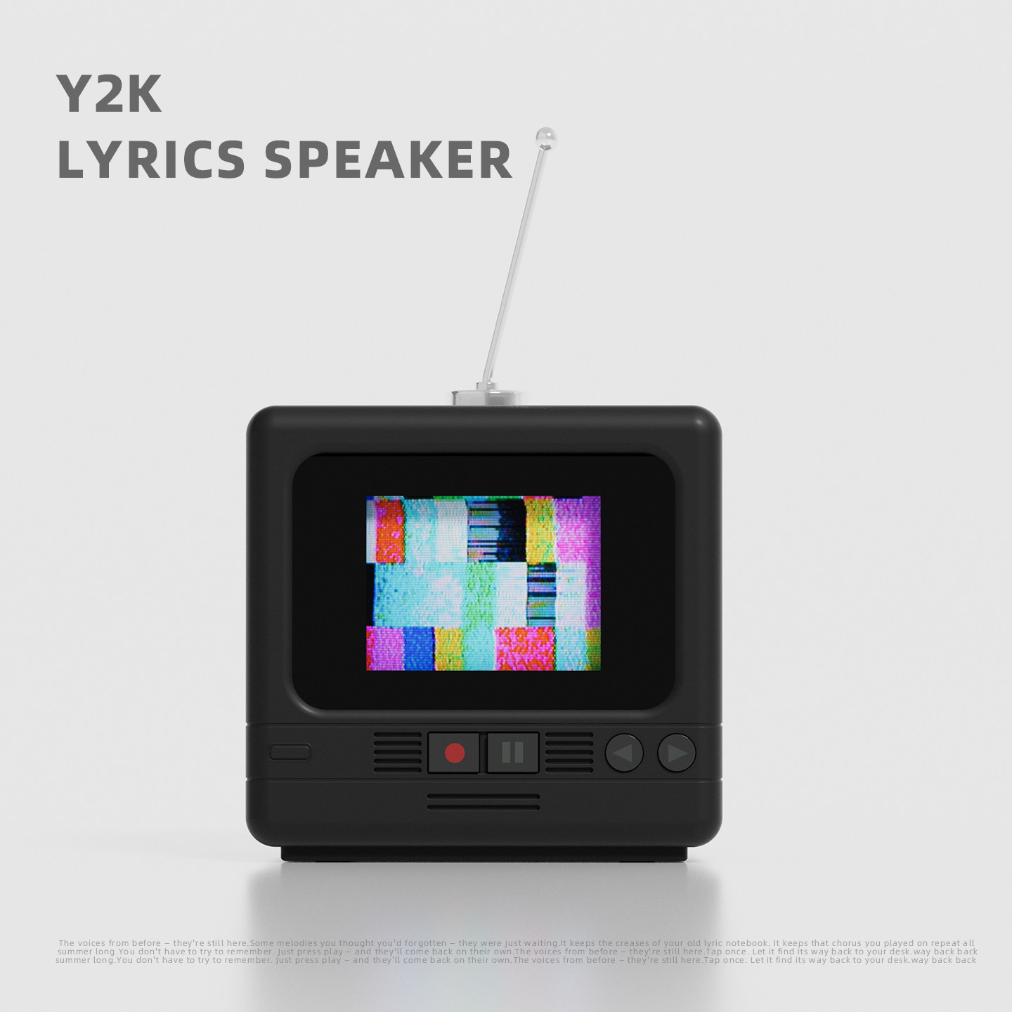 复古电视机客厅家用歌词蓝牙音响无线/蓝牙音箱