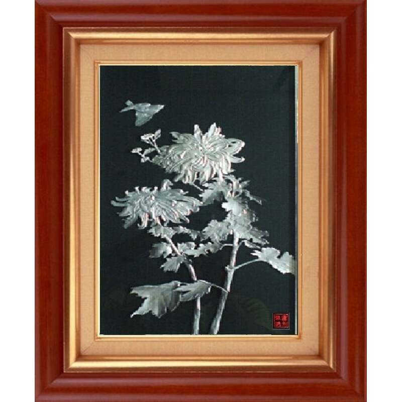 德鑫艺术易拉罐浮雕画/潮汕珠绣画/手工艺品/装饰礼品/字画