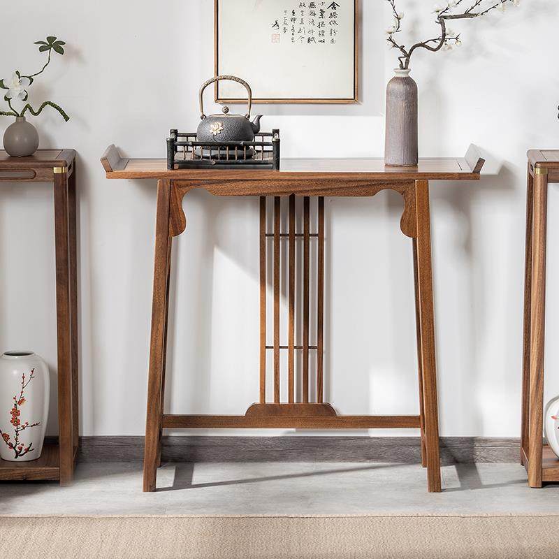 0新中式入户条案实木GYMZ-231玄关桌A台堂意胡中桃木靠墙供桌禅翘,住宅家具,其它案台,淘宝优惠券,粉丝福利购,淘宝优惠卷