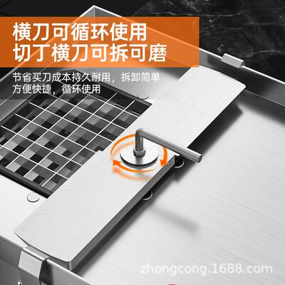 用波浪刀狼牙土机波纹琅商琊土豆切机萝豆HBS-09卜切丁条切片切丝