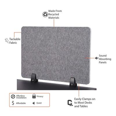 公桌面屏办风挡板移动工位遮隐私面板学生方顺毛毡课桌书桌吸音可