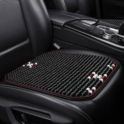 汽车夏季清透气皮腰靠按摩50075钉腰垫靠办公室背座椅护垫车内凉