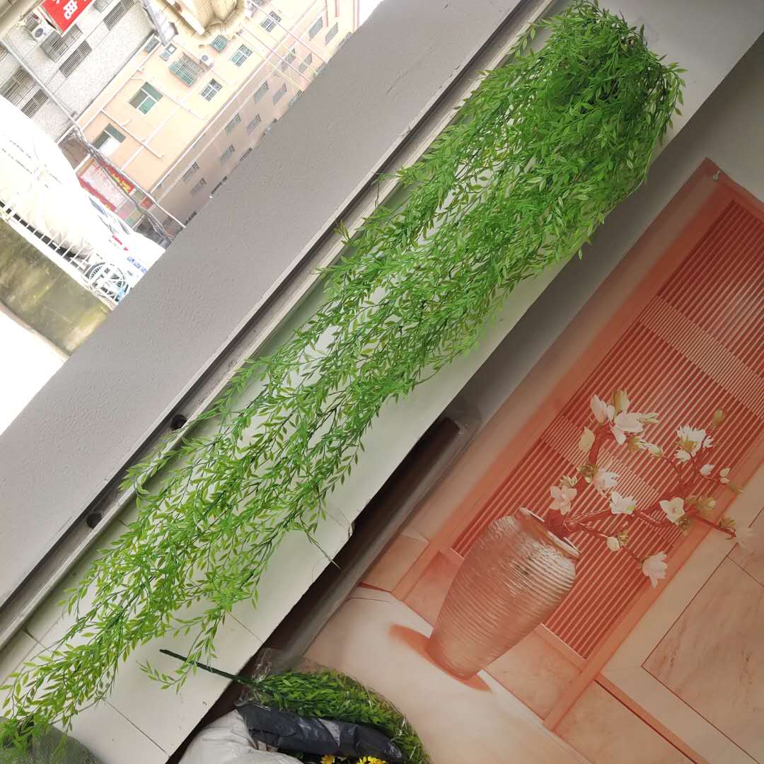 仿真叶子壁挂客厅遮挡植物