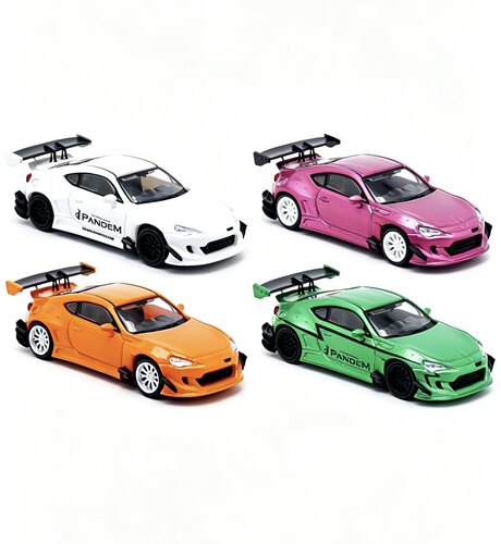 MC微缩都市 micro city 1/87比例 Toyota丰田GT86 HO比例汽车模型