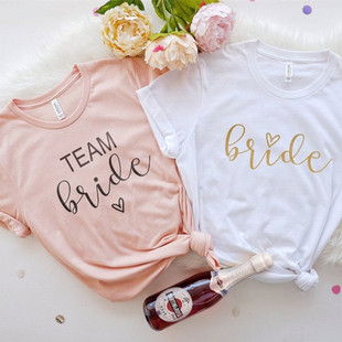 Bridal Team Bridesmaid Shirts Party Bride