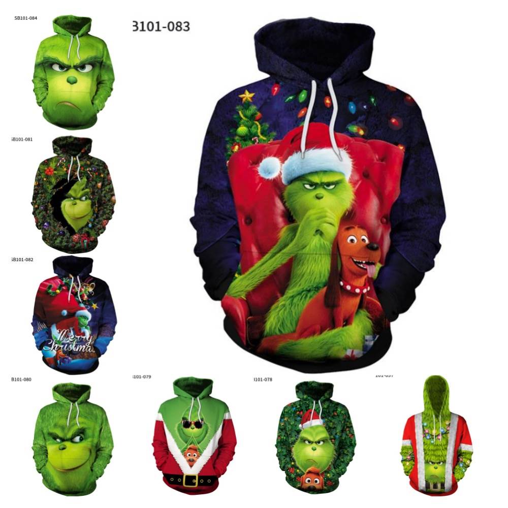 Hoodie For Women Xmas Christmas Ugly Sweater Men Sweatshirt