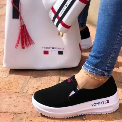 Sneakers Shoes For Women Wedges Ladies Sport Flat Sporty