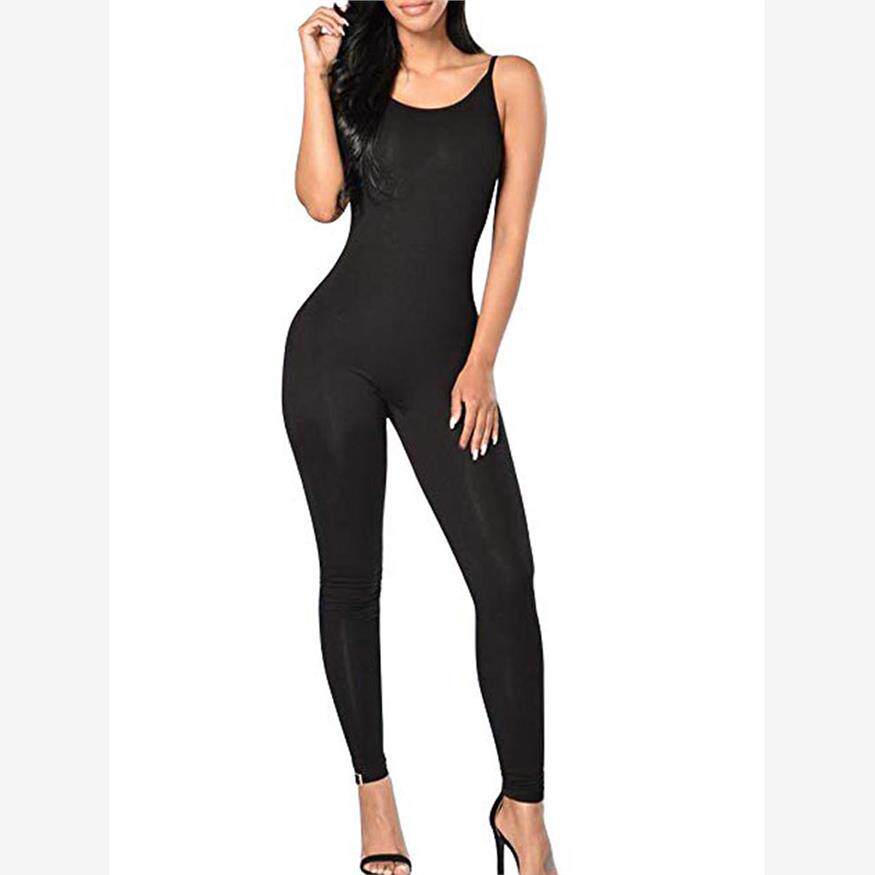 te Sexy Bodycon Strap Overalls Striped Party Bodysuit WKL303