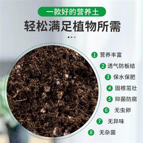 蔬菜营养土种植土有机土养花种菜专用土壤花土花卉绿萝大包通用型