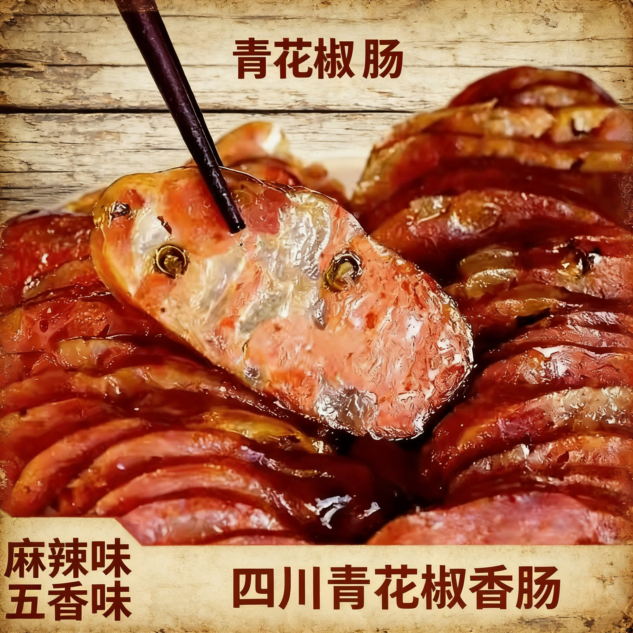 川味青花椒香肠四川风味