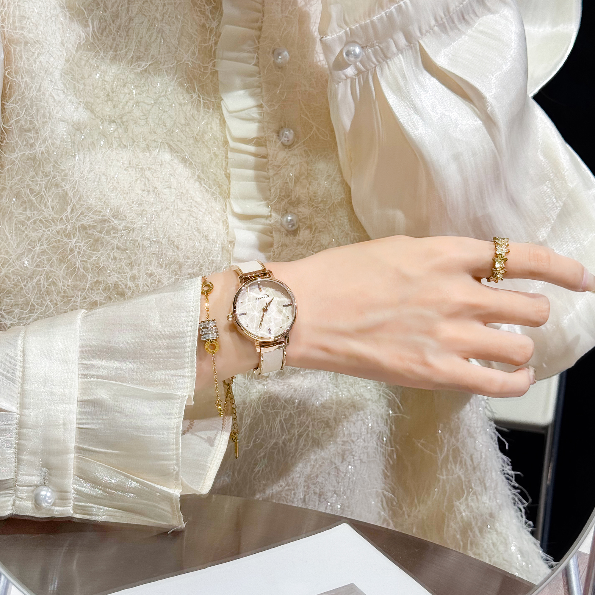 金米欧满天星女士女款手表