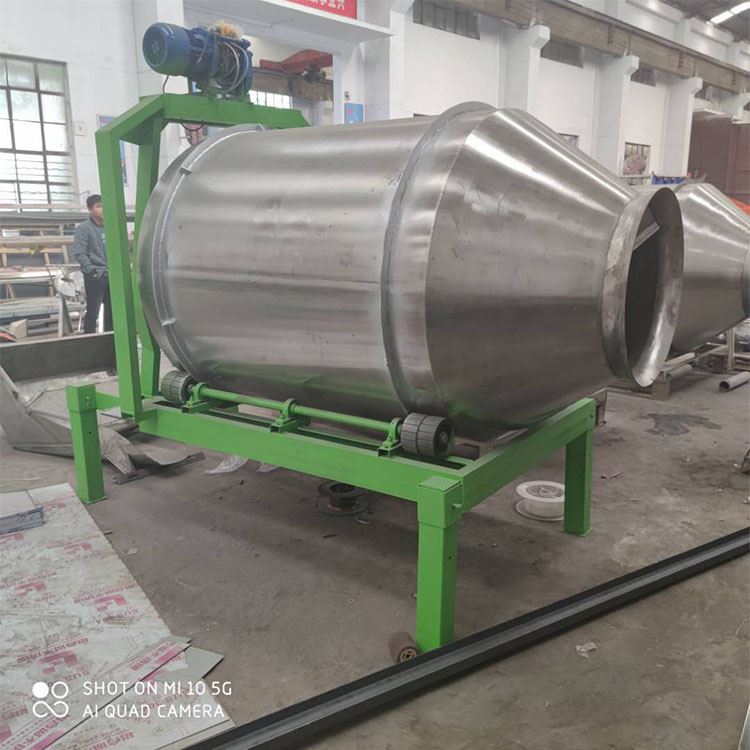 商用中型搅拌机 食品干粉滚筒式不锈钢化工 小型饲料颗粒混合设备