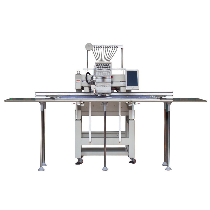 宽幅平绣绣花面料网布贴蕾丝婚纱图案刺绣机帽绣机电脑绣花机价格