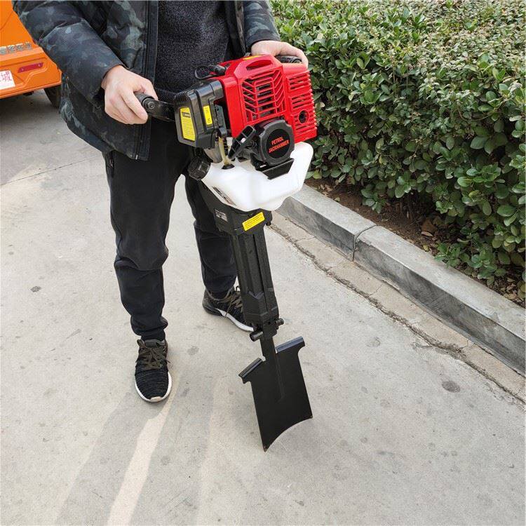 小型树木移植带土球断根机 型号齐全便携式汽油挖树机