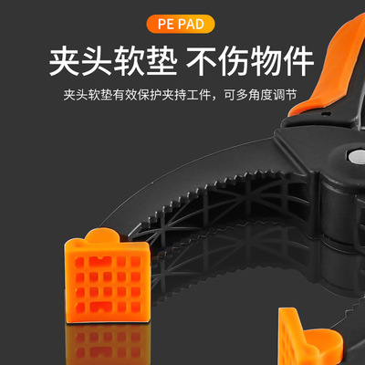 快速棘轮F夹木工夹子器固定大全夹具夹字压紧f夹钳g工具夹持压板