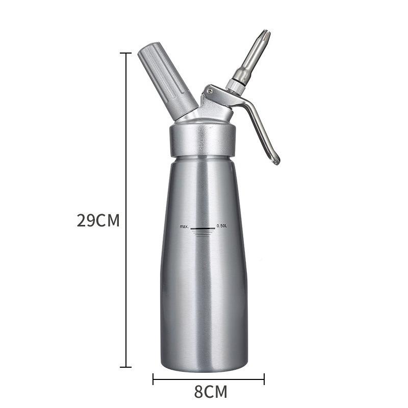 家铝制奶油枪发模泡器用糕烘焙不锈钢具裱花HZP25060枪气蛋泡水虹