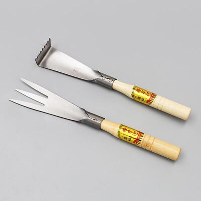 捞刀工河不锈钢捞刀河园艺铲小铲养子挖野菜大蒜种花花工具种菜野