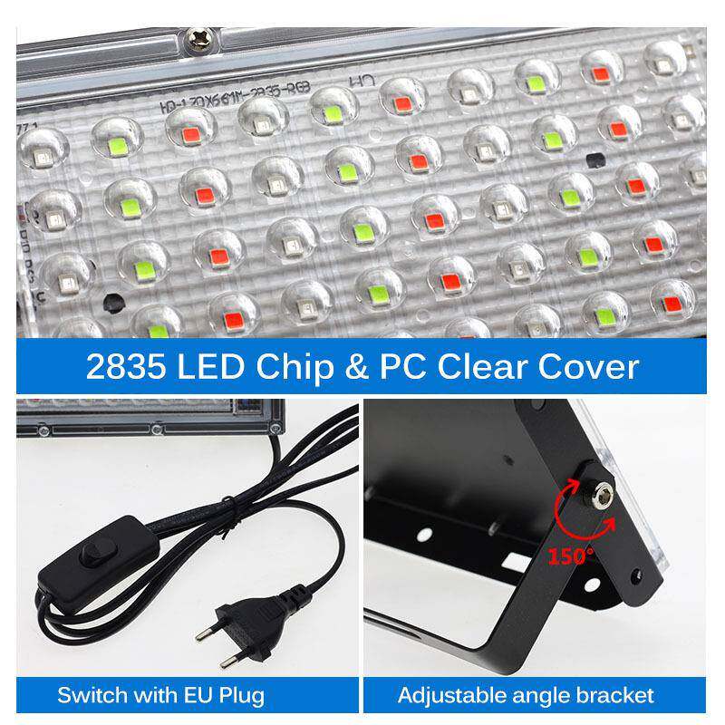 Flood ligh七t 户外LED泛0光鑫科达灯 RGB投彩光灯 50W 10W景观亮