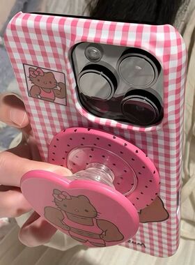 肌KT支适iho15苹果1手mx新款壳韩风肉可爱架用Pne6机壳17proa硬14