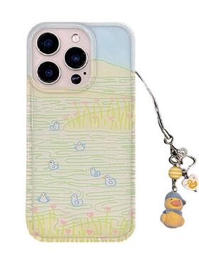 is可爱春子ion6POMAX机壳新款果15/1/1211n游小鸭适用Phe1R手苹4/