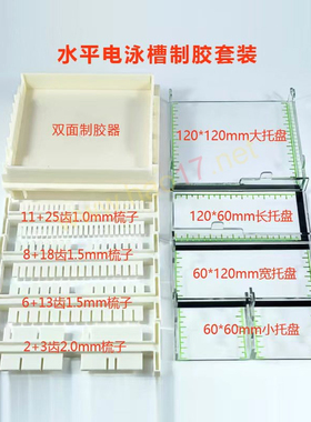 六一31DN水平电泳槽托盘梳子制胶器导线电极tanon天能he-120配件