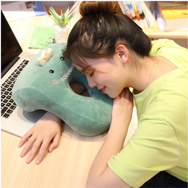 趴趴枕午睡枕趴睡枕学生儿童卡通简约午觉午休抱枕头生趴办公桌上