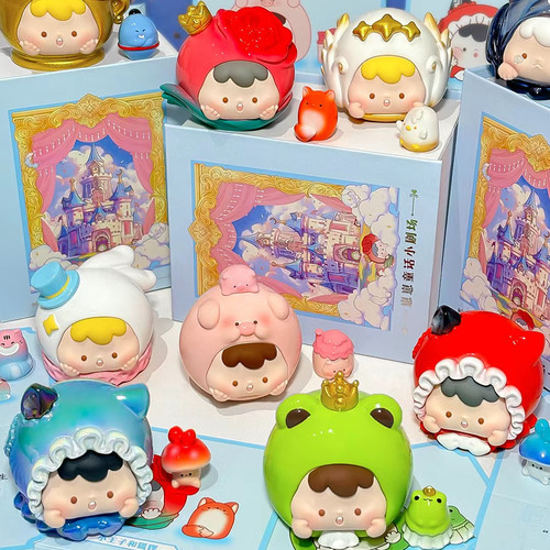 正版崽崽童话小剧场盲盒摆件明盒